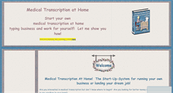 Desktop Screenshot of medical-transcription-at-home.com
