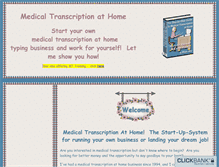 Tablet Screenshot of medical-transcription-at-home.com